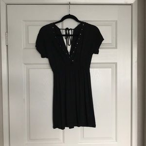 Black studded Express top